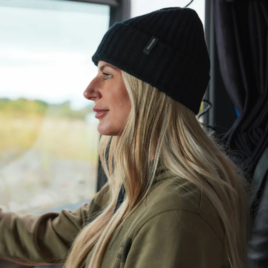 Casquettes Et Bonnets | Casquettes & Bonnets*Scania Bonnet noir côtelé