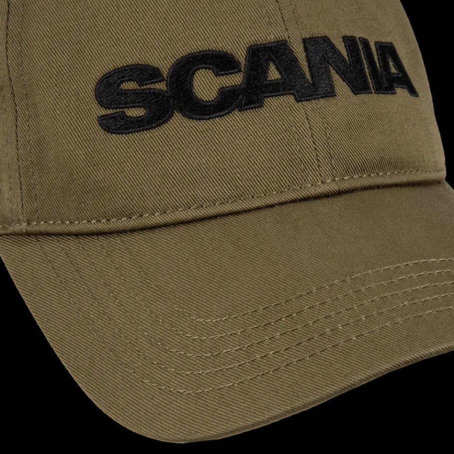 casquette_vert_olive_avec_logo_scania_2.webp Casquettes Et Bonnets | Casquettes & Bonnets*Scania Casquette Vert olive avec logo