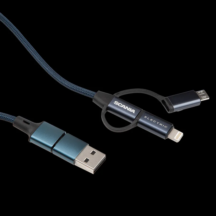 Accessoires*Scania Câble de recharge 3 en 1 Electric