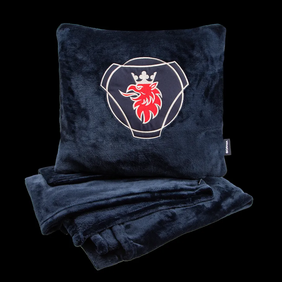 Parures De Lit Et Couvertures Et Serviettes*Scania Coussin et couverture 3 en 1