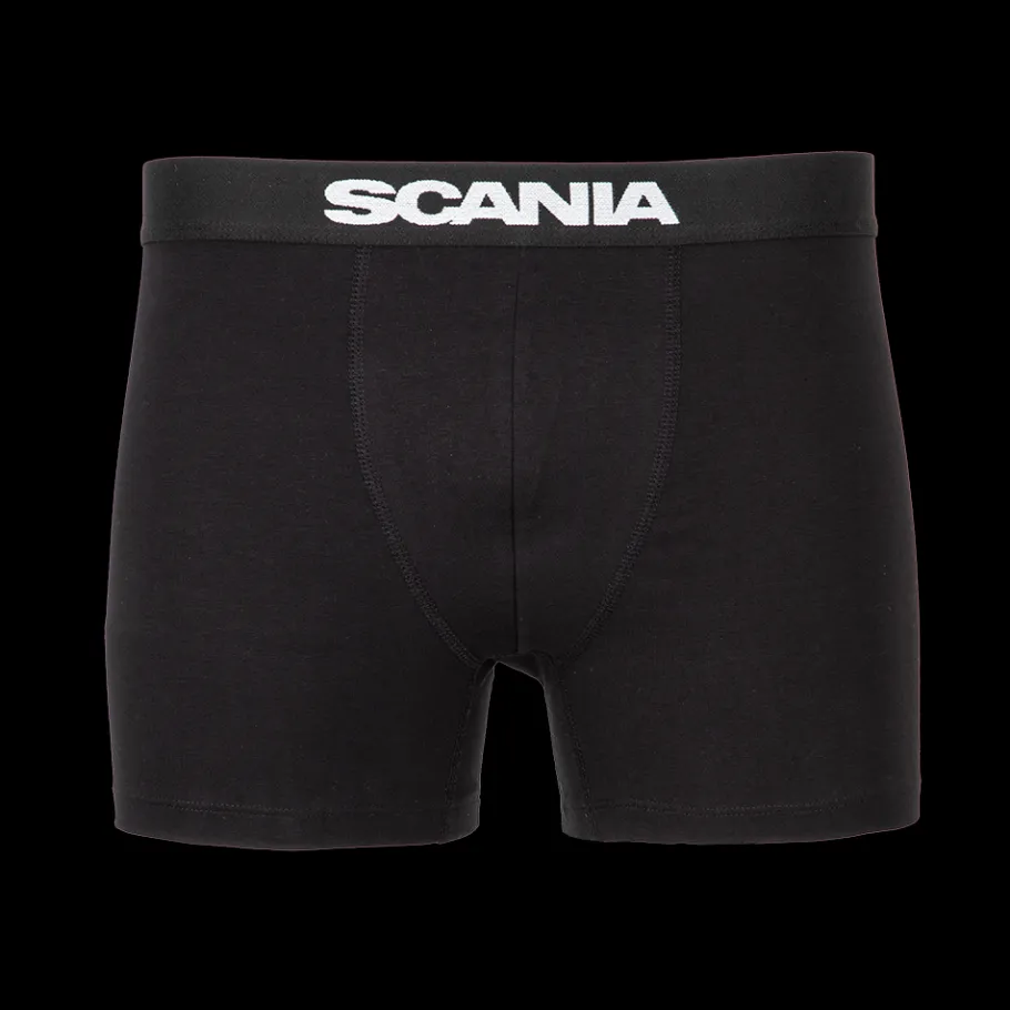 Sous-vêtements*Scania Lot de 2 caleçon noir pour homme