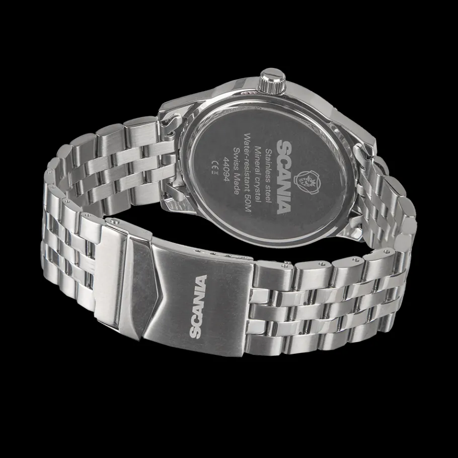 Montres*Scania Montre classique en acier inoxydable