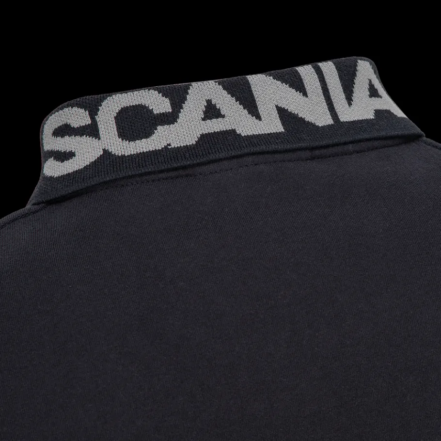 polo_anthracite_duo__fermeture_clair__pour_homme_3.webp Polos*Scania Polo anthracite "Duo" à fermeture éclair 1/4 pour homme