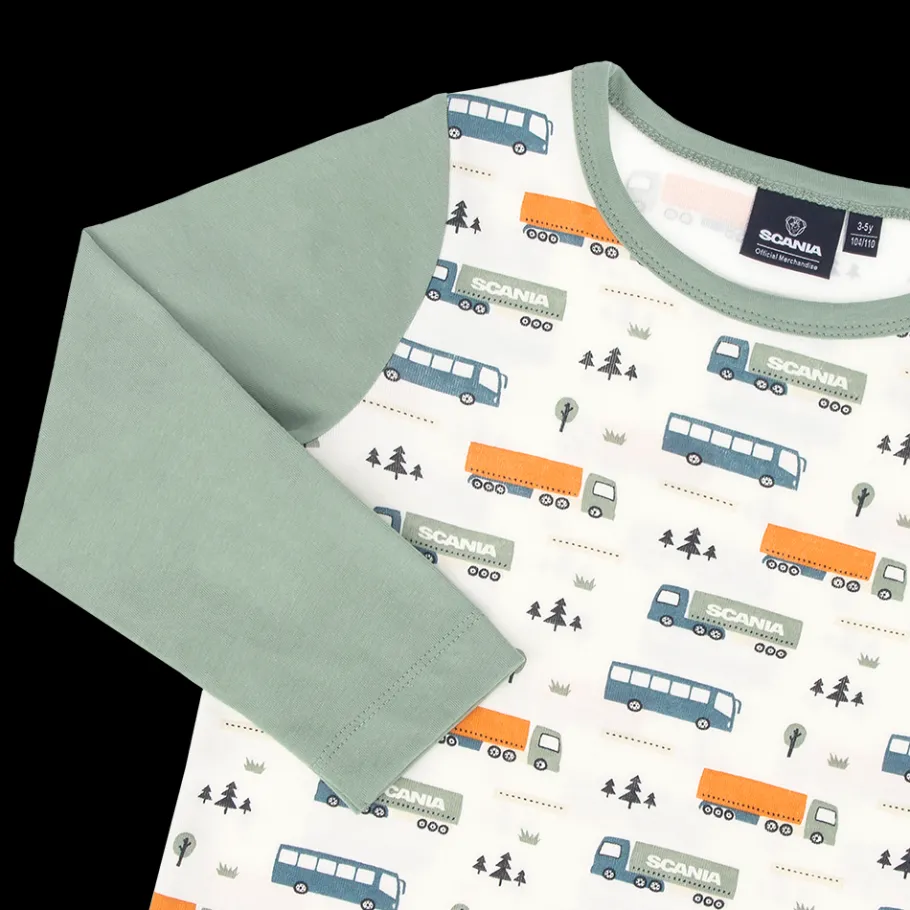 Vêtements*Scania Pyjama "Camion et bus" pour enfants