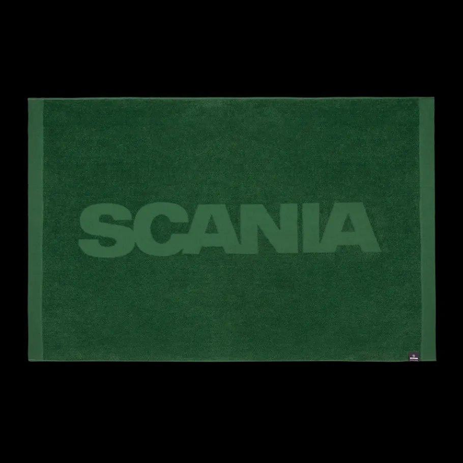 Sports Et Loisirs | Parures De Lit Et Couvertures Et Serviettes*Scania Serviette verte avec logo