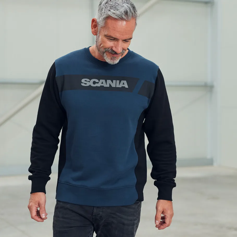 Pulls & Sweats*Scania Sweat à bande contrastée pour homme