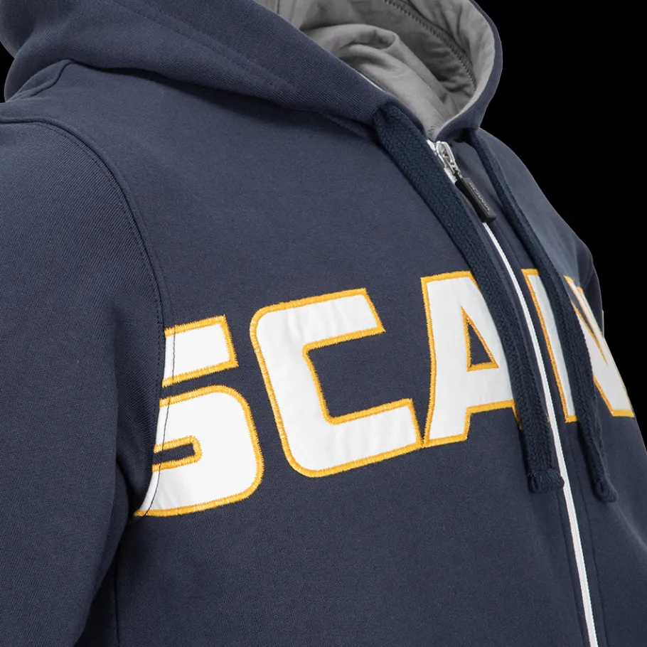 Pulls & Sweats*Scania Sweat à capuche avec logo rétro et fermeture éclair