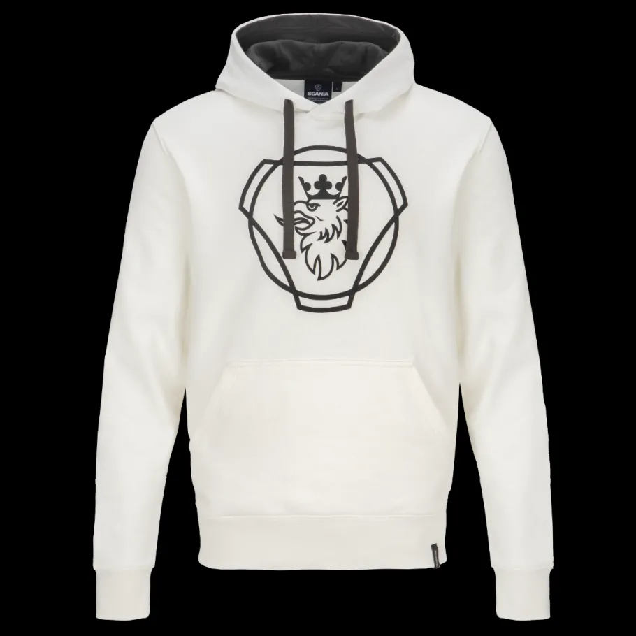 Pulls & Sweats*Scania Sweat à capuche "Base" blanc cassé pour homme