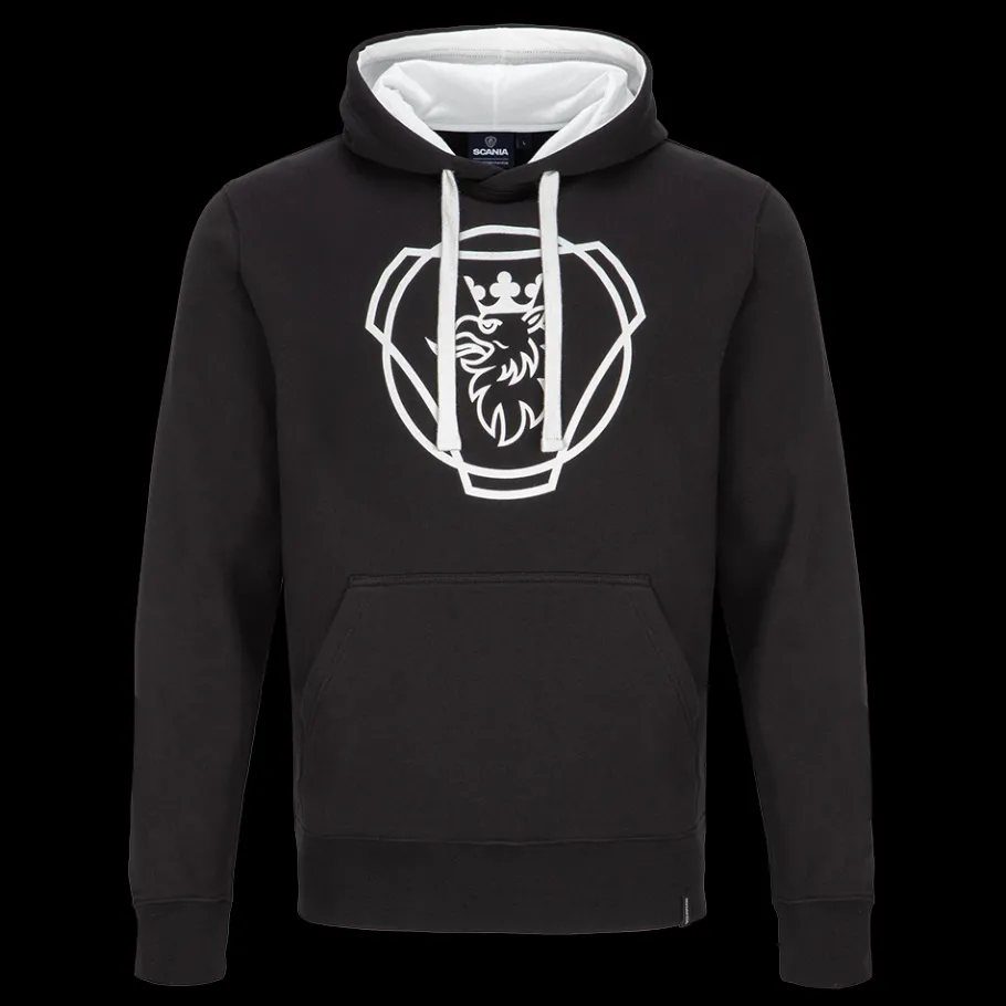 Pulls & Sweats*Scania Sweat à capuche "Base" noir pour homme