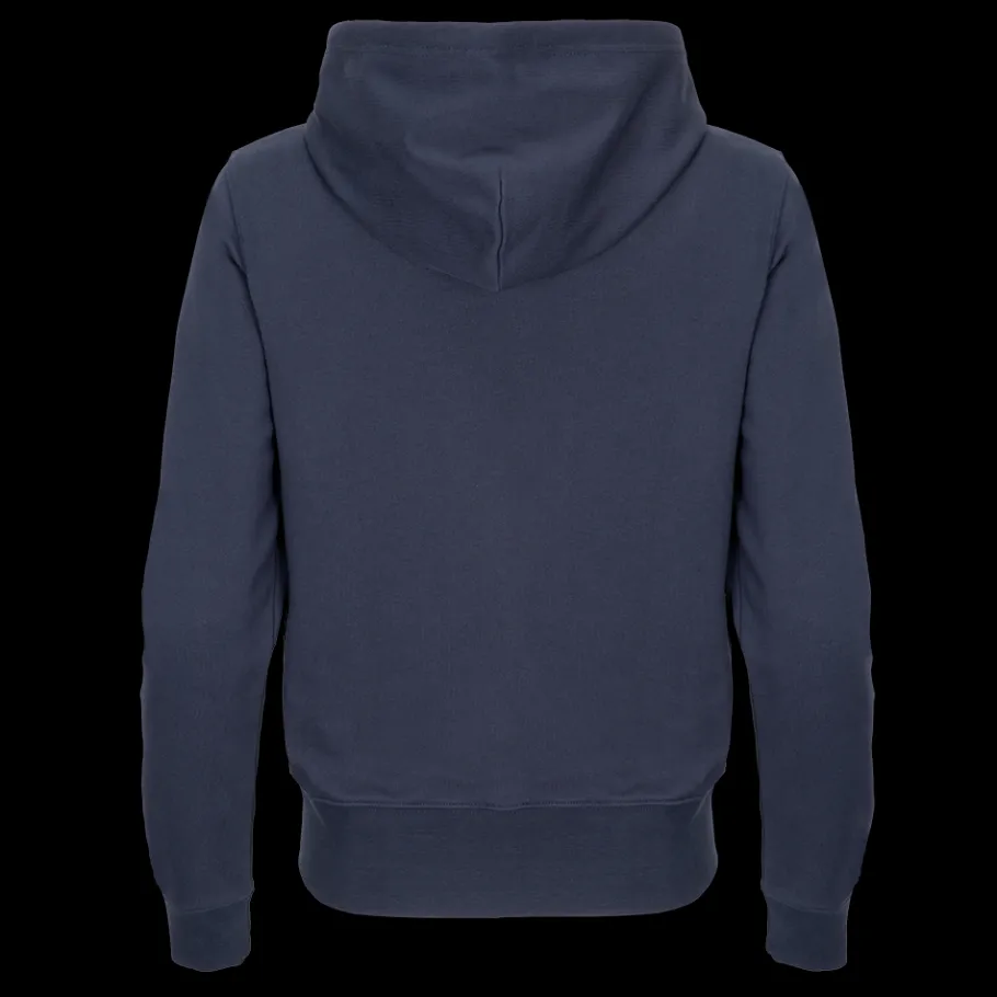 Pulls & Sweats*Scania Sweat à capuche bleu marine pour femme avec demi-griffon et fermeture éclair