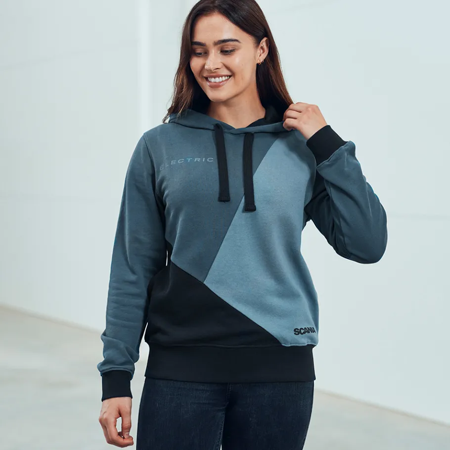 Pulls & Sweats*Scania Sweat à capuche "Electric" pour femme