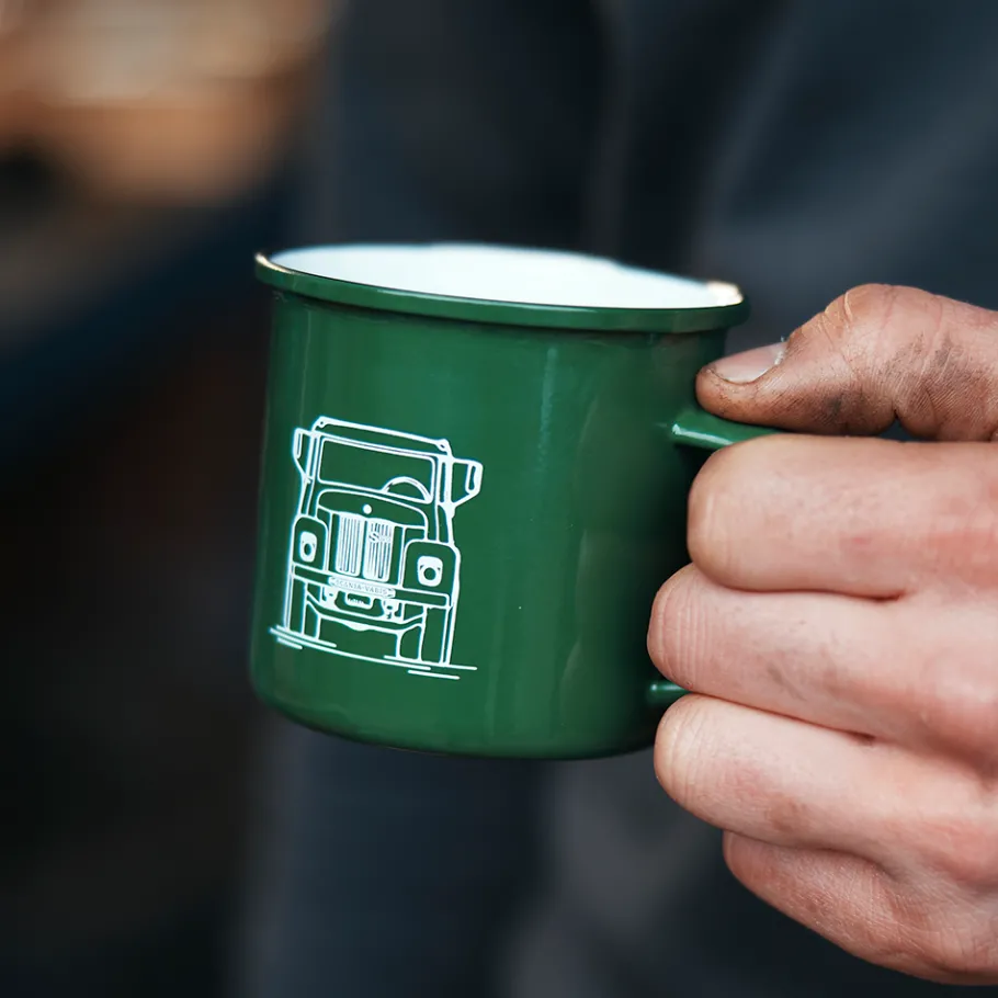 Contenants Boissons & Aliments*Scania Tasse vintage verte en métal