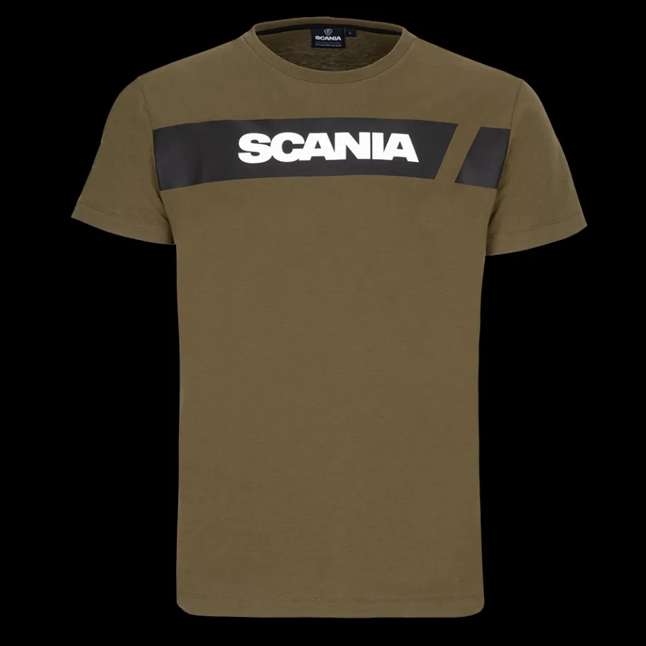 Tee-shirts*Scania T-shirt à bande contrastée pour homme