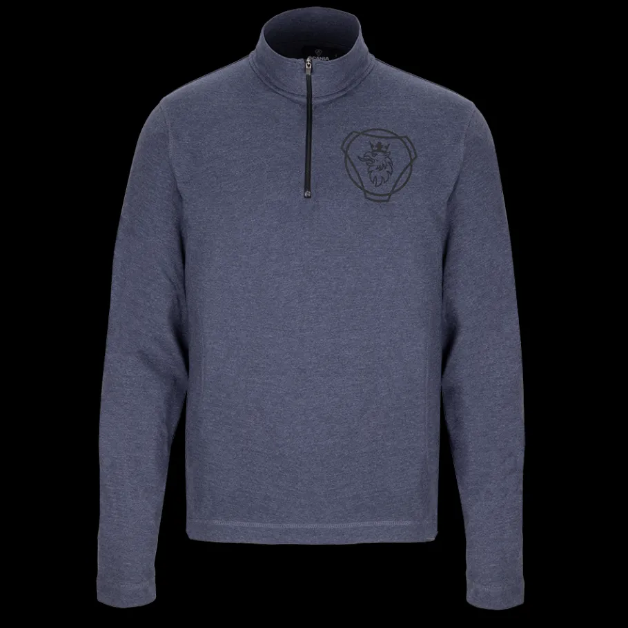 Tee-shirts*Scania T-shirt ¼ zip pour homme, manches longues