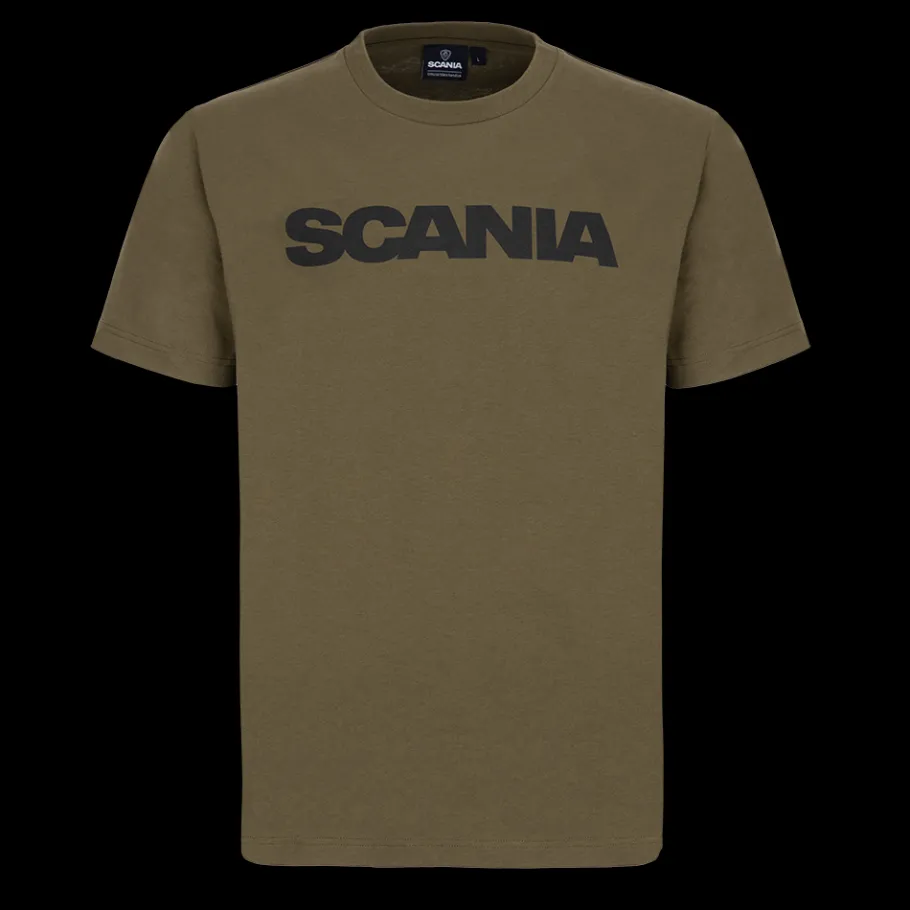Tee-shirts*Scania T-shirt "Basic logo " olive pour homme