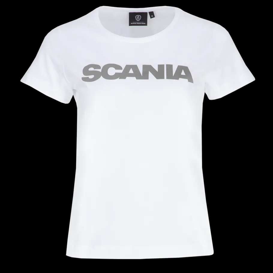Tee-shirts*Scania T-shirt blanc basique pour femme