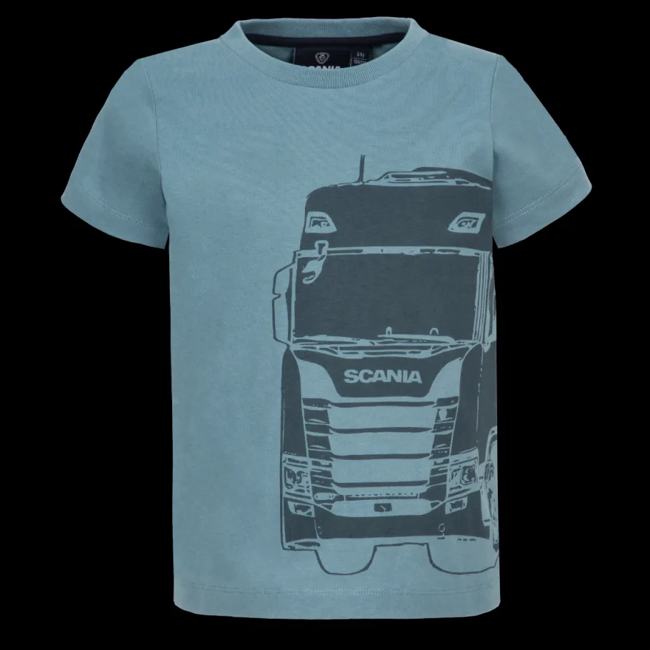 Vêtements*Scania T-shirt bleu clair "Camion" pour enfants