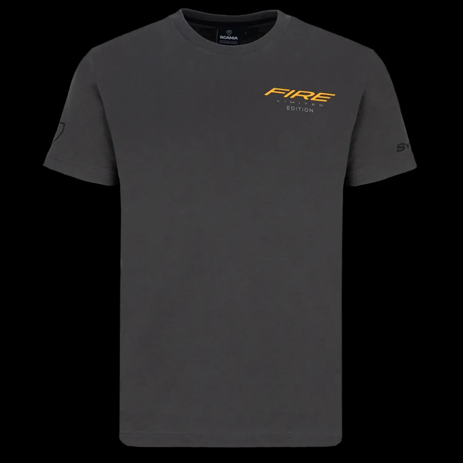Tee-shirts*Scania T-shirt Fire anthracite pour homme