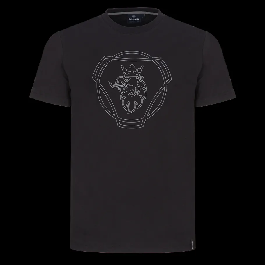 Tee-shirts*Scania T-shirt noir avec Griffon HD pour homme