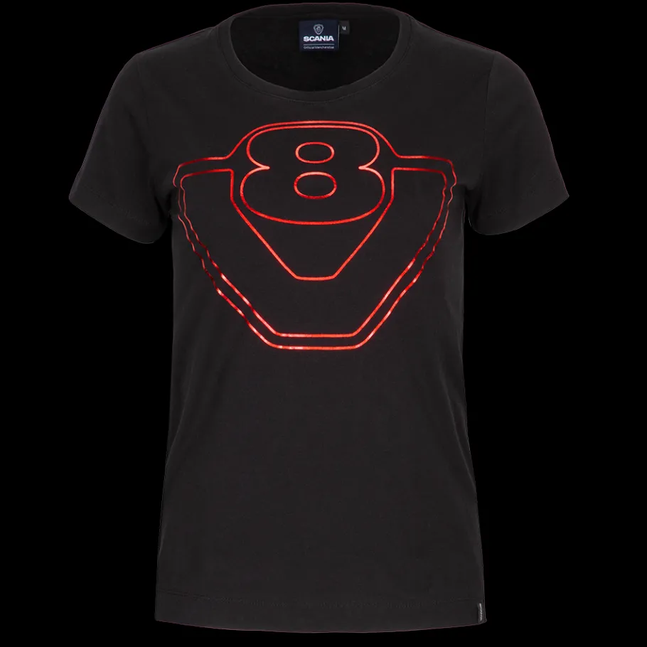 Tee-shirts*Scania T-shirt V8 pour femme