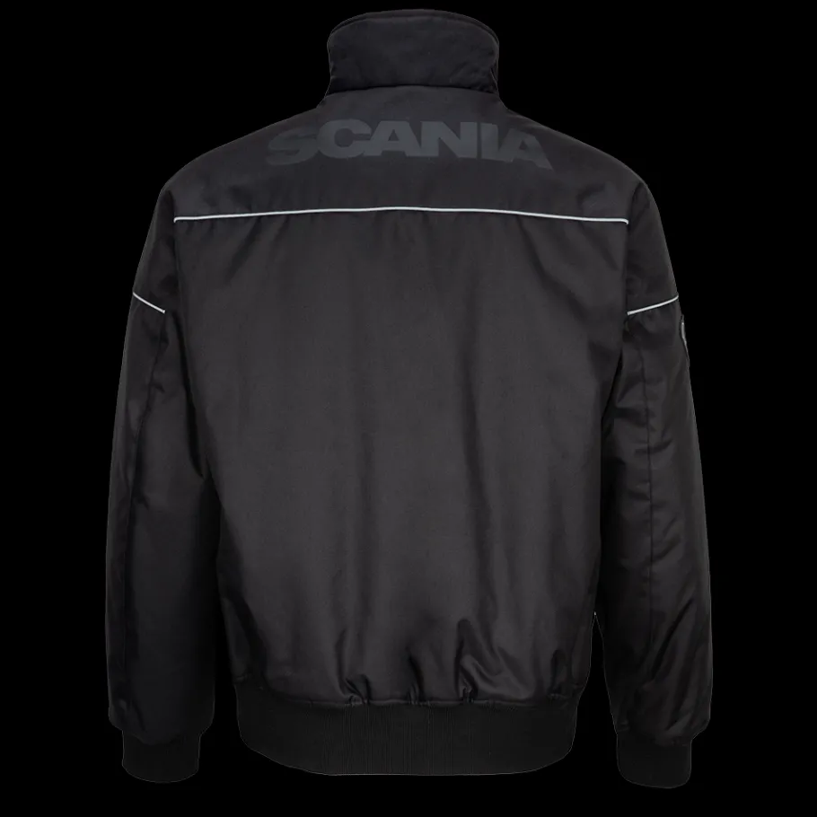 veste_camionneur_noire__pour_homme_2.webp Vestes Et Gilets*Scania Veste "Camionneur" noire 4.0 pour homme